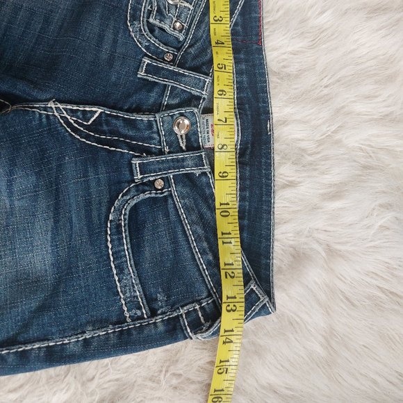 True Religions Women's Blue Disco Billy Big T Denim Jeans Siz 25 - Picture 5 of 11